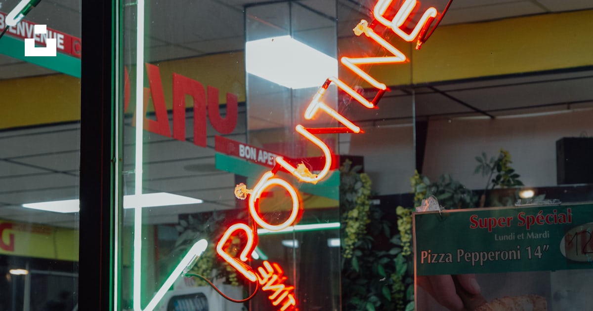Red and green Poutine neon signage photo – Free Neon Image on Unsplash