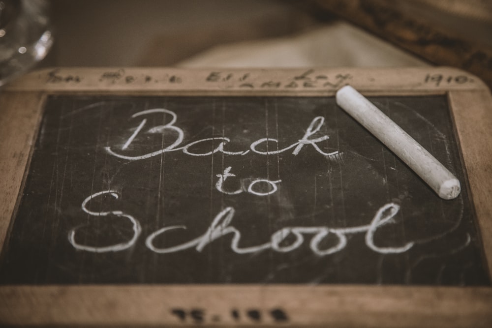 Back to School chalk