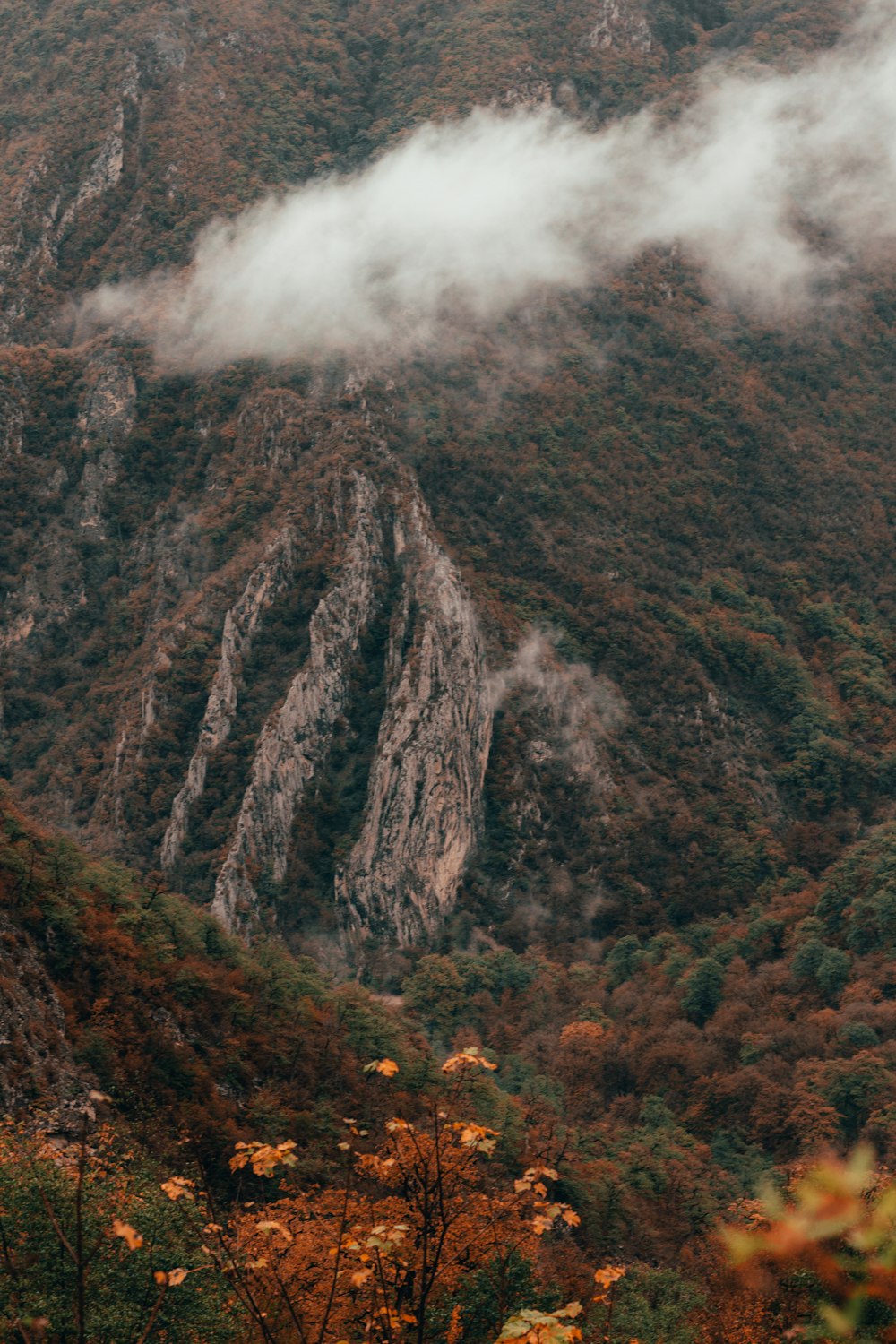 grey mountain during daytime