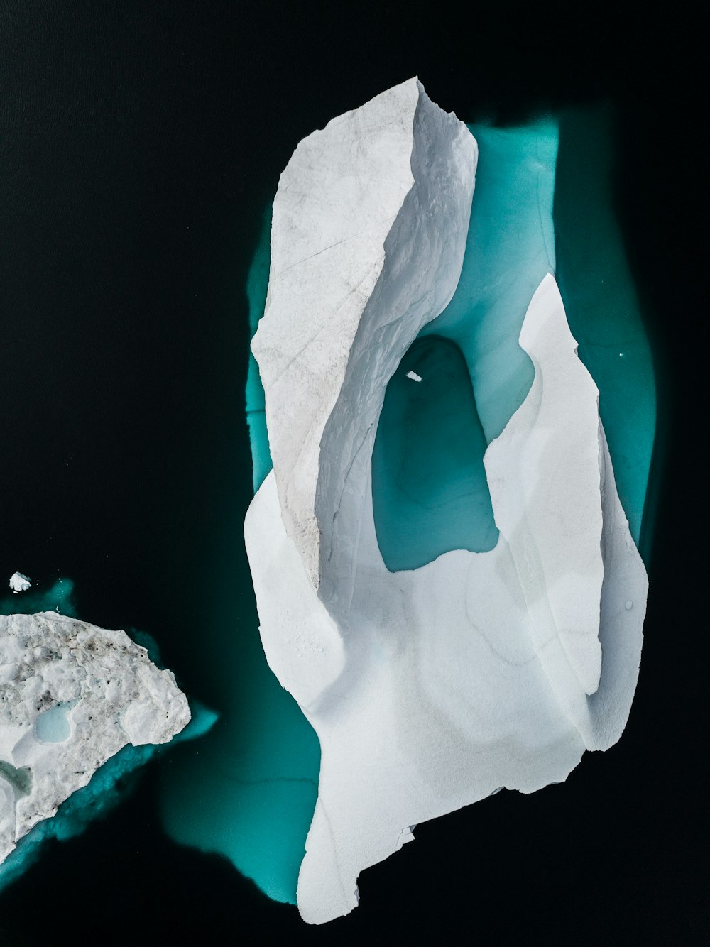 Foto del drone dell'iceberg 