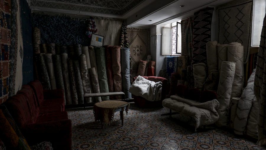 Oda içinde halı