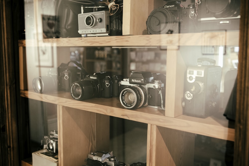 assorted-color-and-brand camera lot