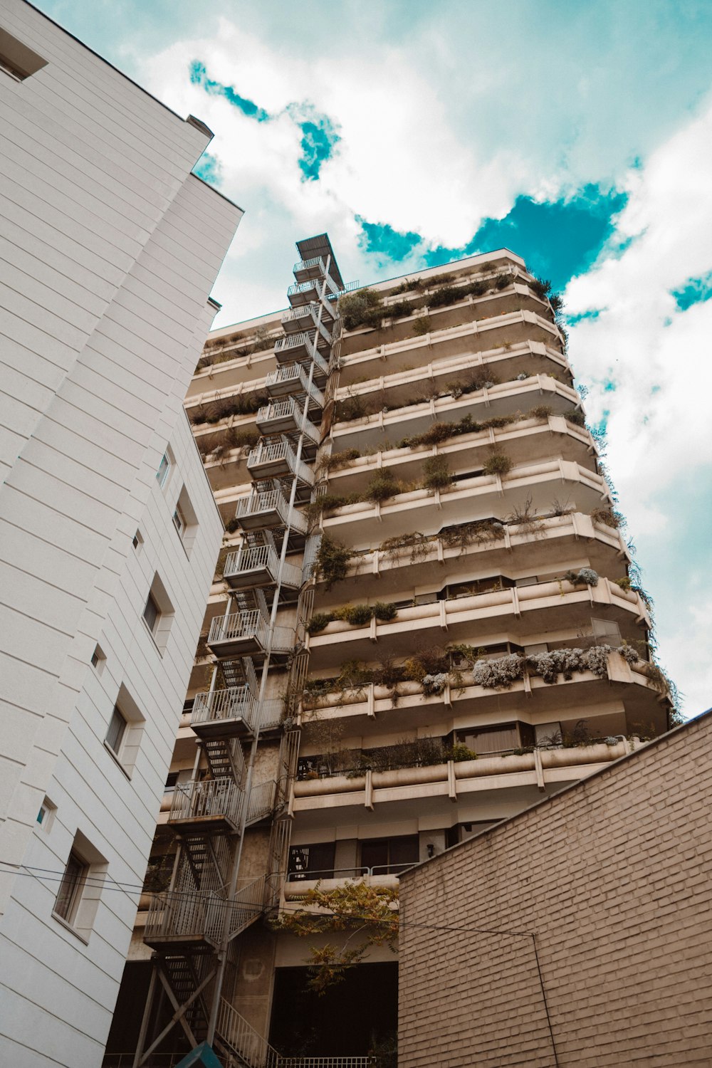 building with balconies during day