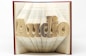 audio book art on white surface