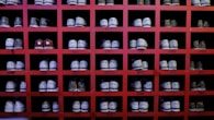 assorted-color sneakers