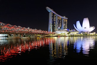 A sleek, futuristic cityscape at dusk symbolizing innovation and expansion in Southeast Asia.