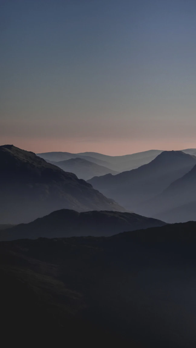mountains during golden hour