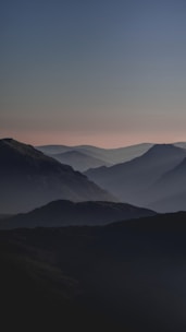 mountains during golden hour