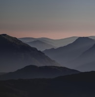 mountains during golden hour