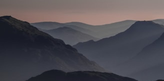 mountains during golden hour