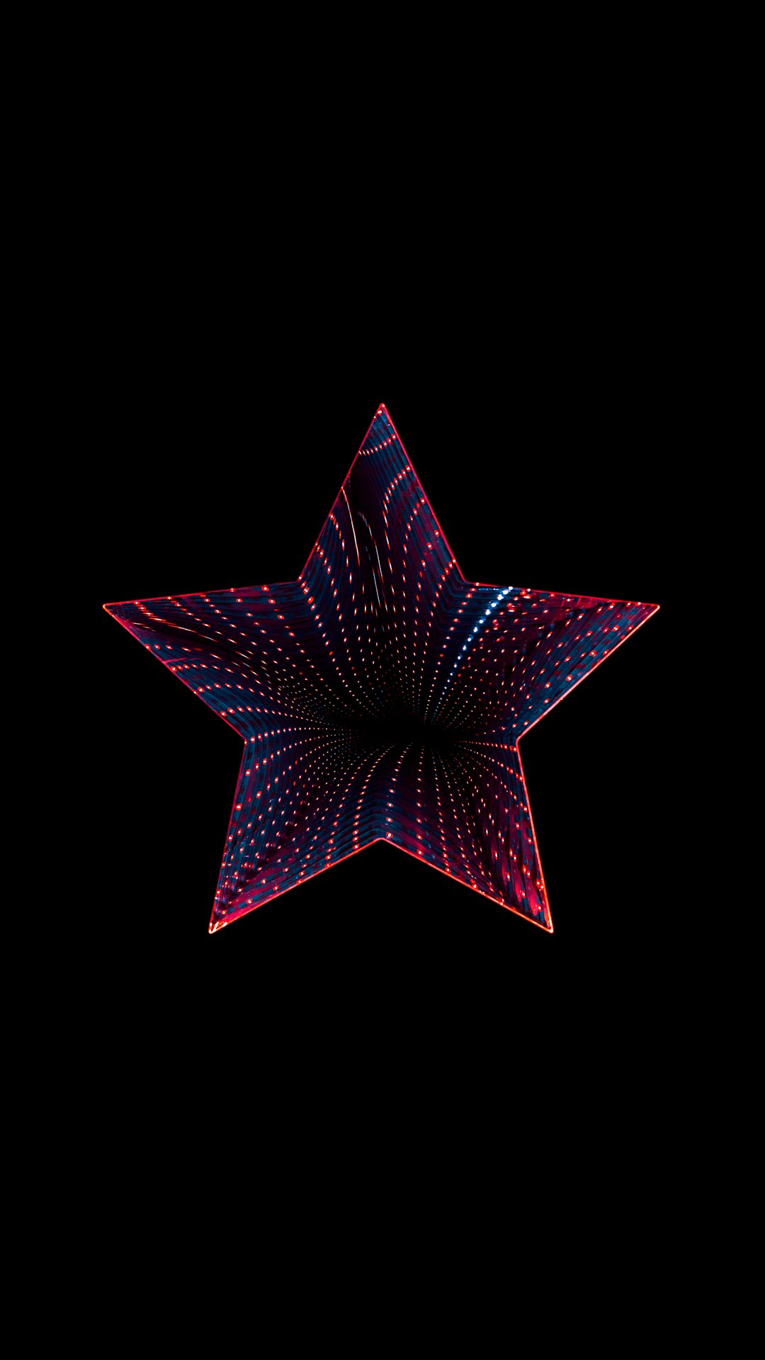 red and blue star