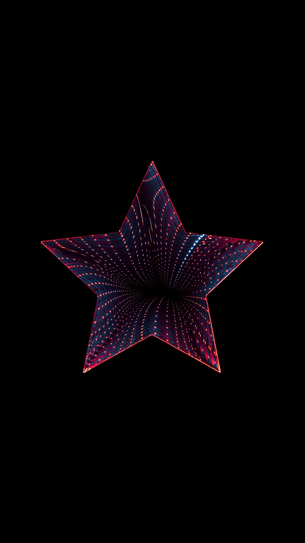 red and blue star