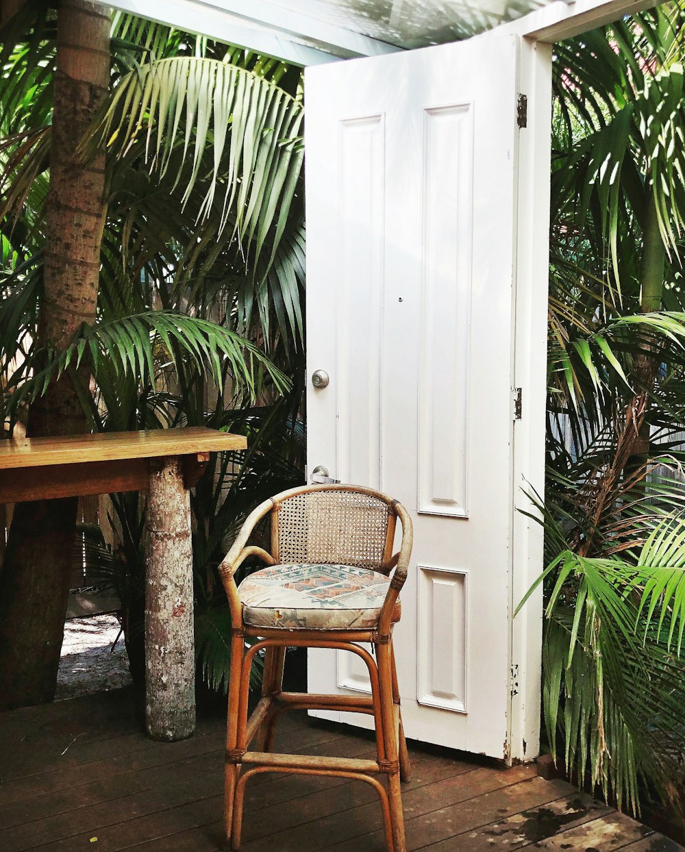 brown wooden chair