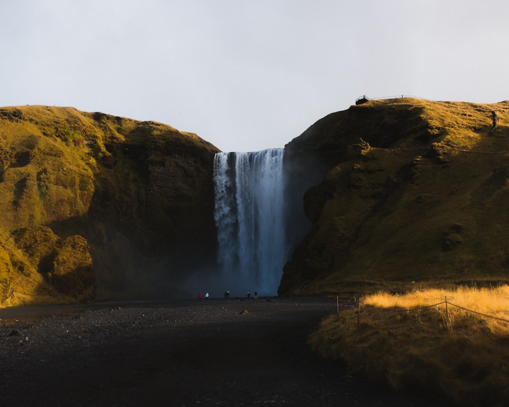 waterfalls during daytime