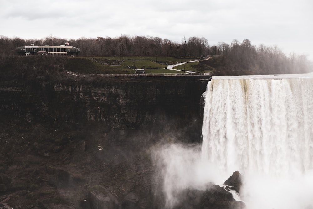 waterfalls during daytime