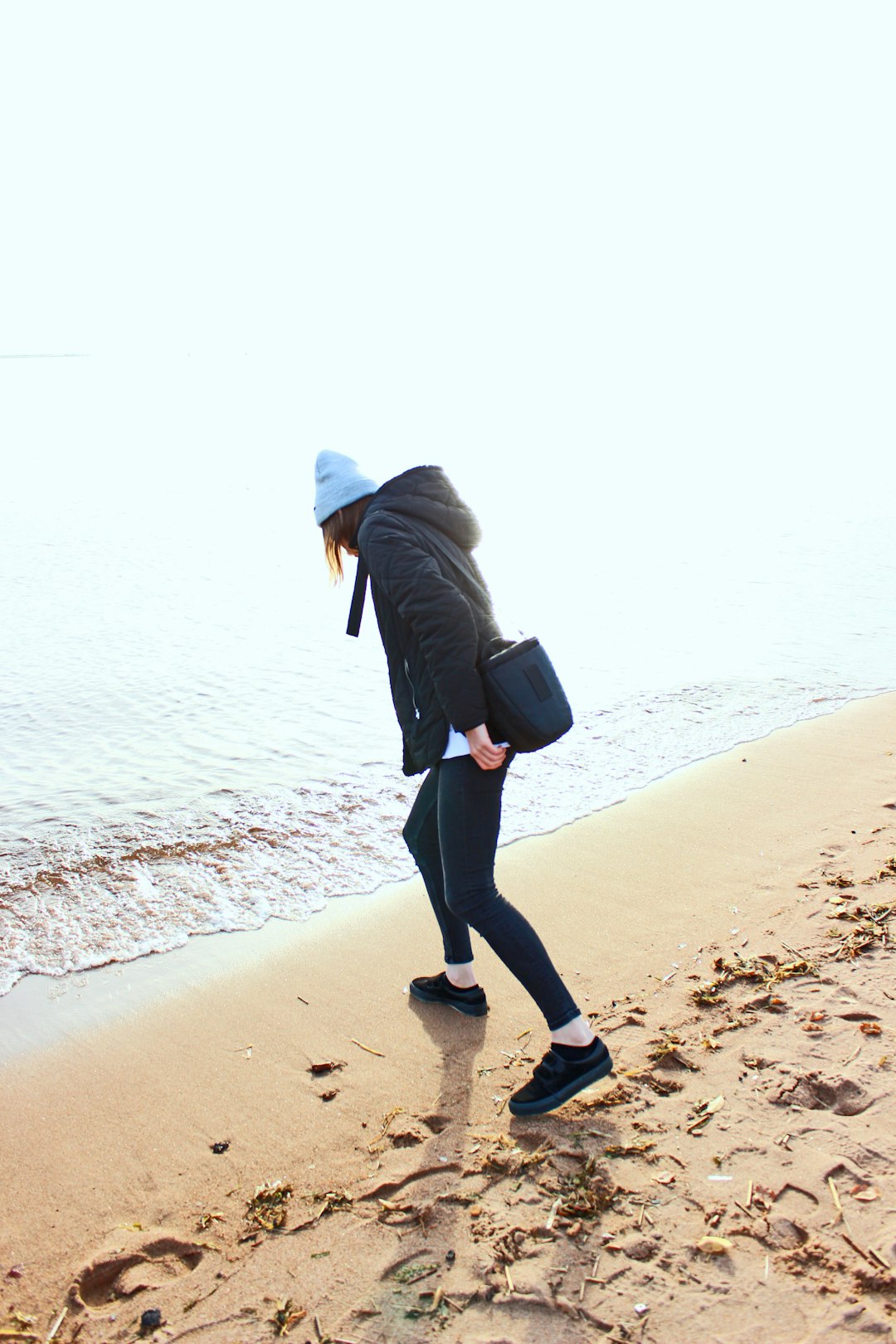 man on a beach