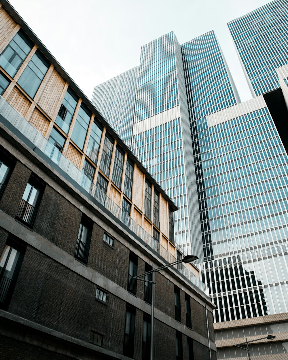 low-angle photography of high-rise building