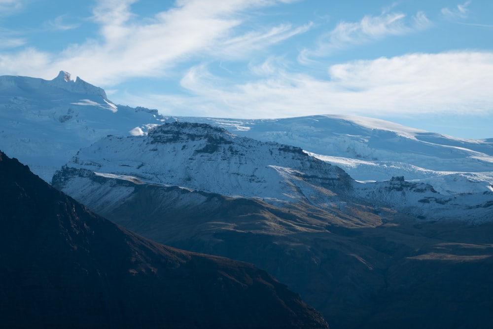 view of snowy mountain