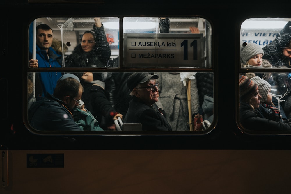 people inside train