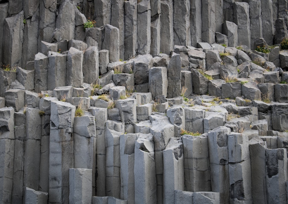 gray rock formation