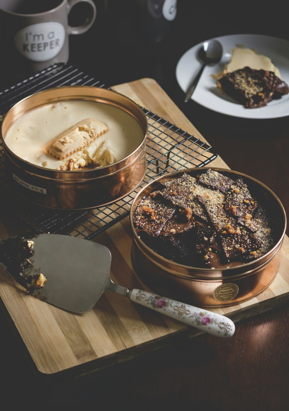 grilled meat on brown wooden tray