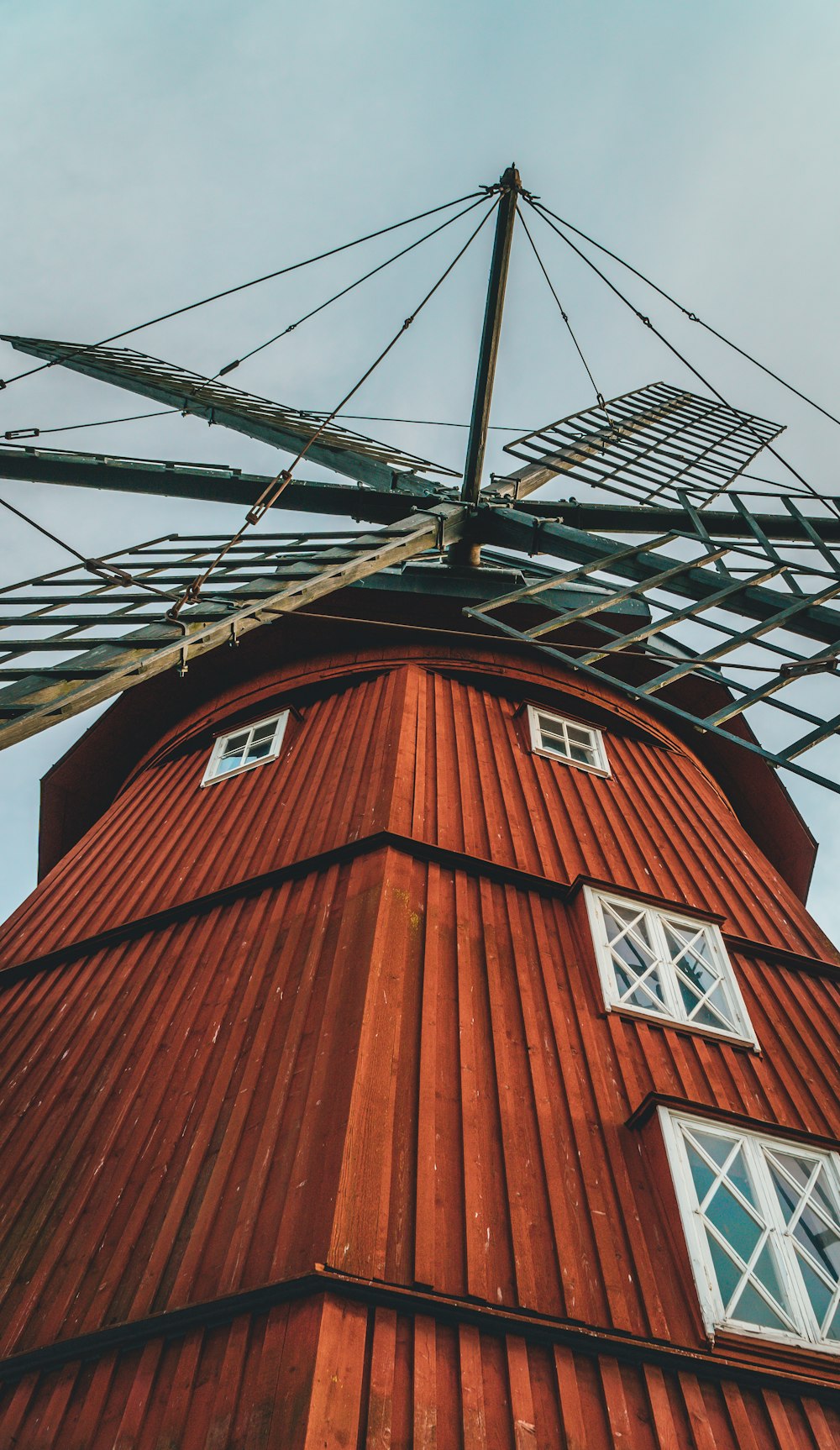 brown and black windmill during daytime