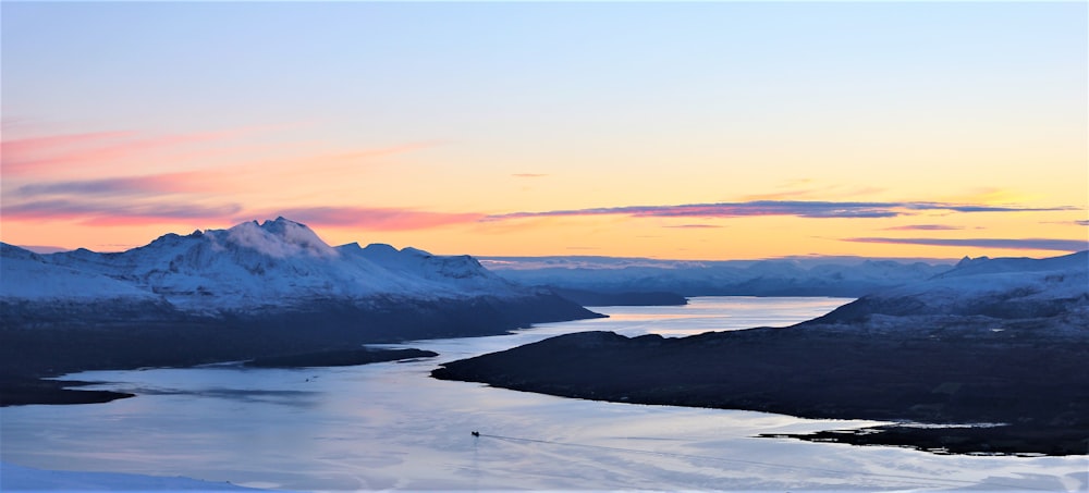 aerial view photography of sea