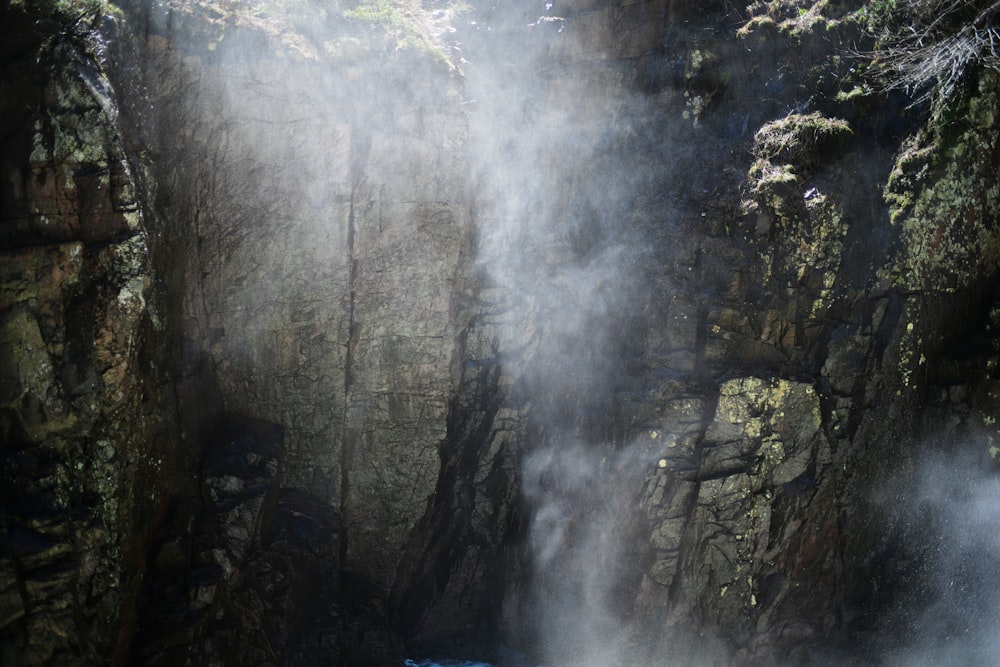 waterfall at daytime