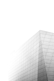 a black and white photo of a tall building