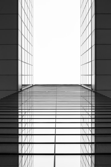 gray and black building mirror