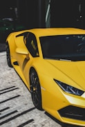 yellow Lamborghini Hurracan