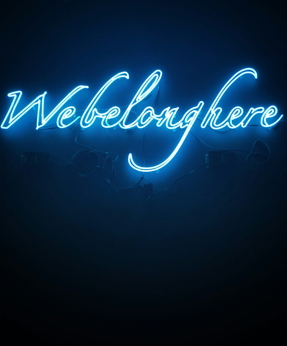 Webelonghere LED-Beschilderung