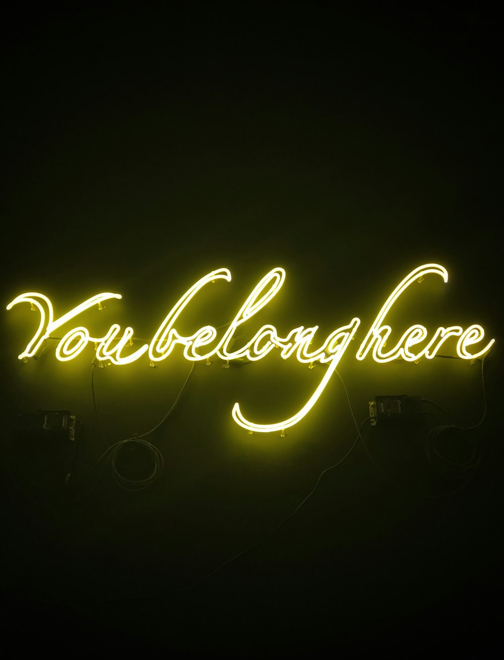Lumières LED jaunes Voubelonghere