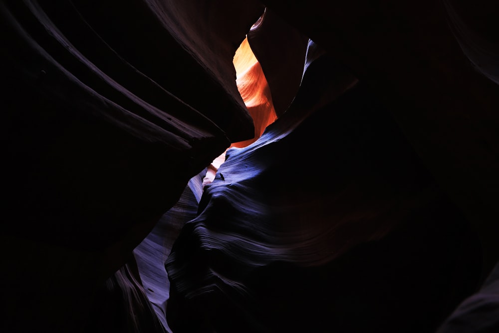 crevasse terrestre pendant la journée