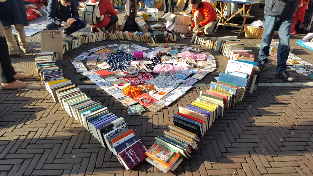 assorted-title books