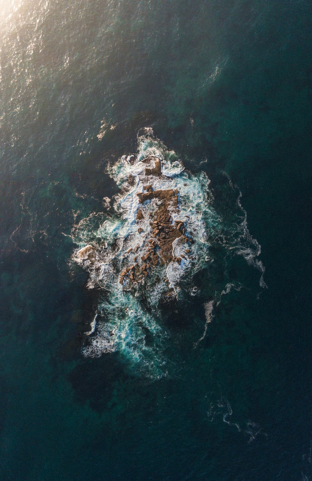 aerial photography of beach