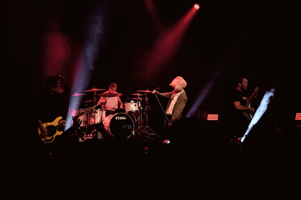 male band performing on stage