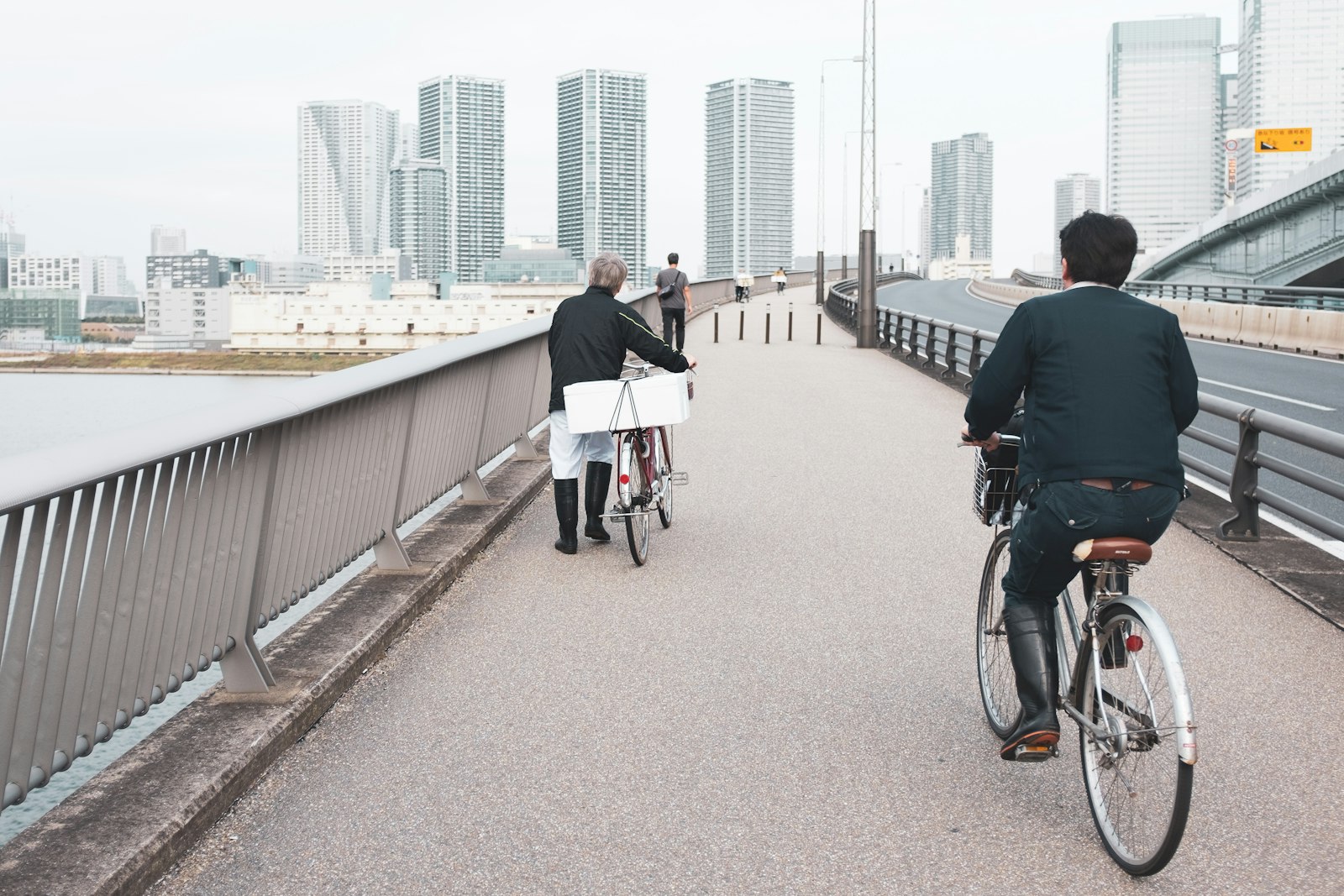 Fujifilm X100S sample photo. Two person riding bicycle photography