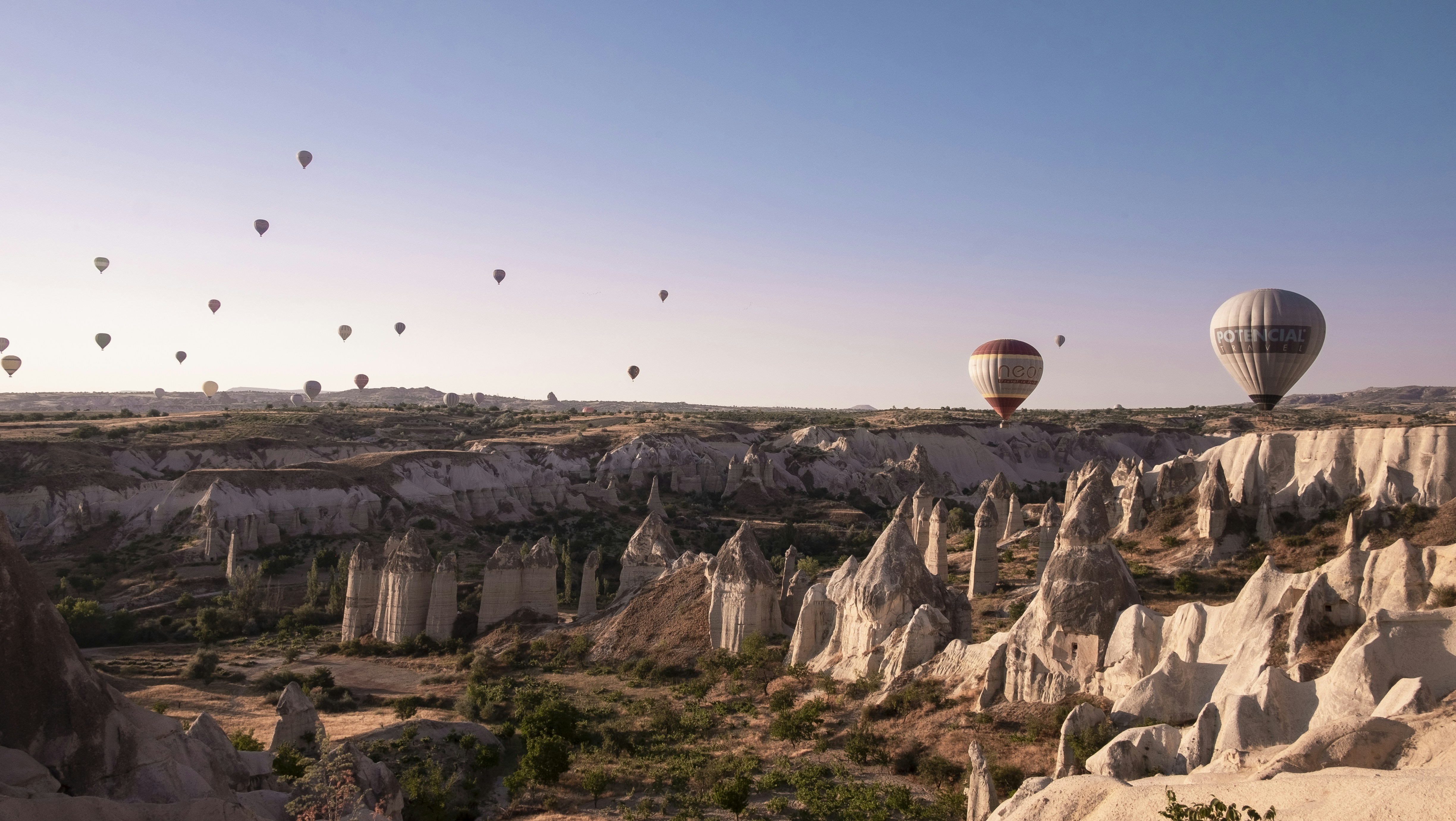 Hot air balloons in Cappadocia - Kapadoya Turkey