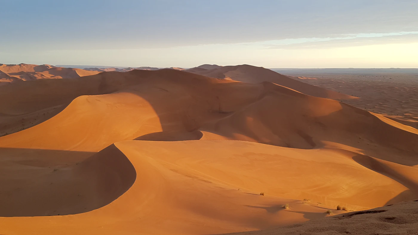 Desert landscape in Errachidia Province