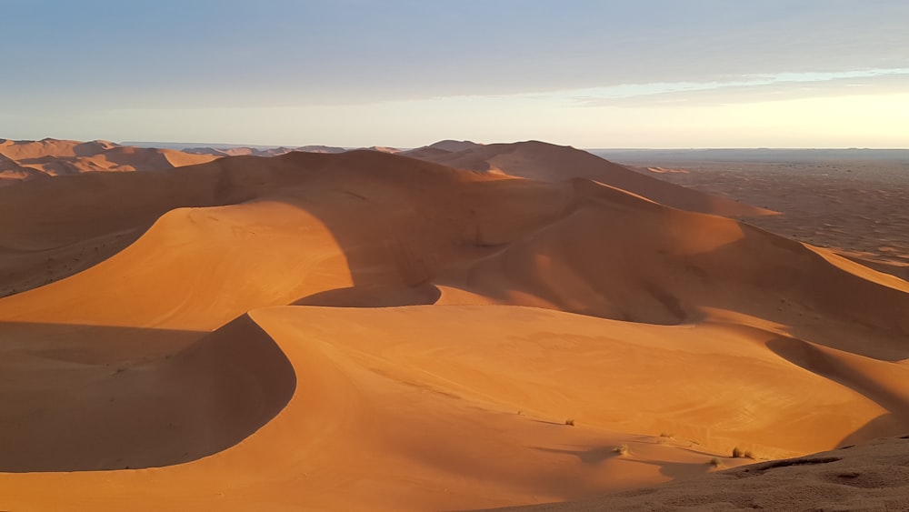 landscape photography of desert