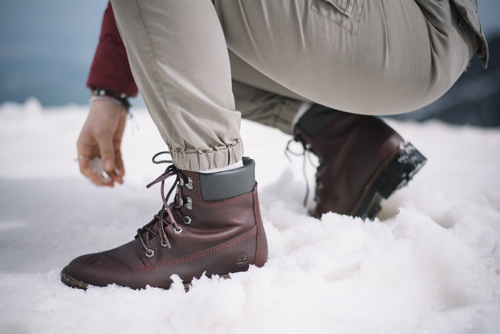 person wearing brown Timberland nubuck work boots photo – Free Fashion  Image on Unsplash