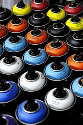 assorted spray bottles