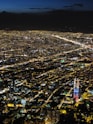 city lights at night