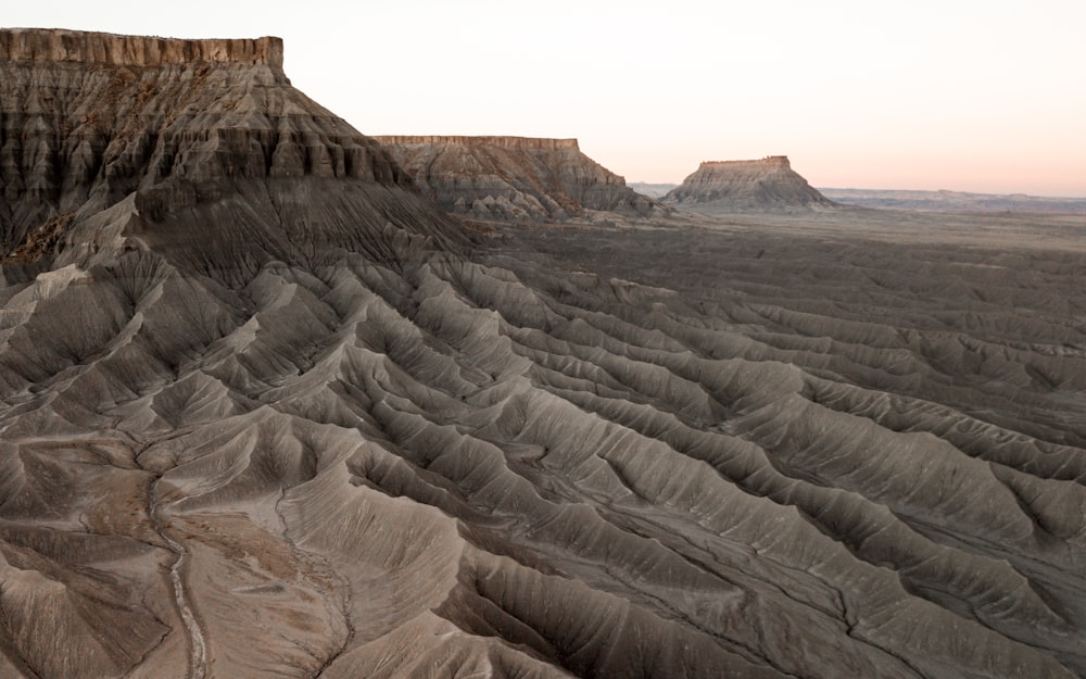 brown desert dune