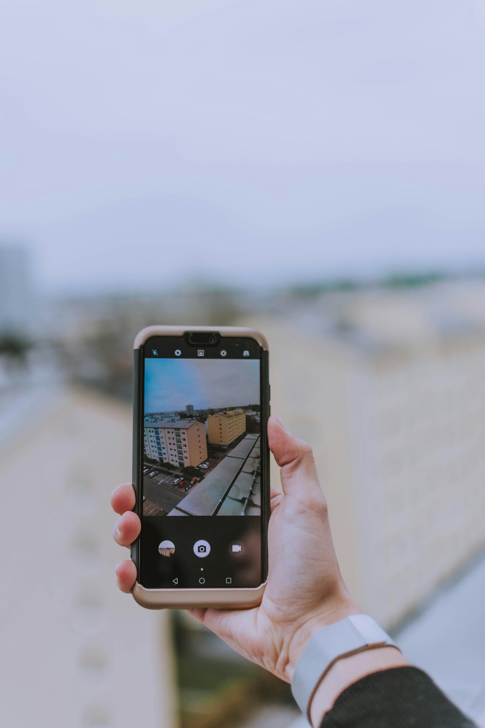 person holding smartphone