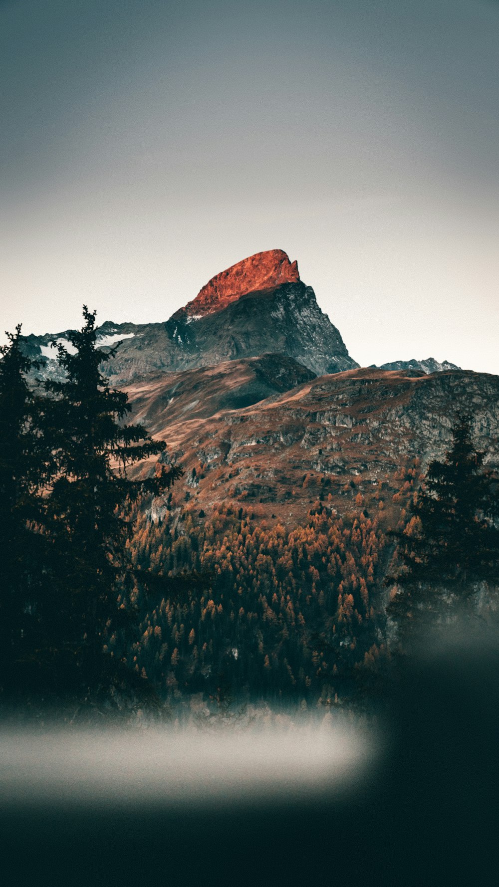 mountain range during daytime