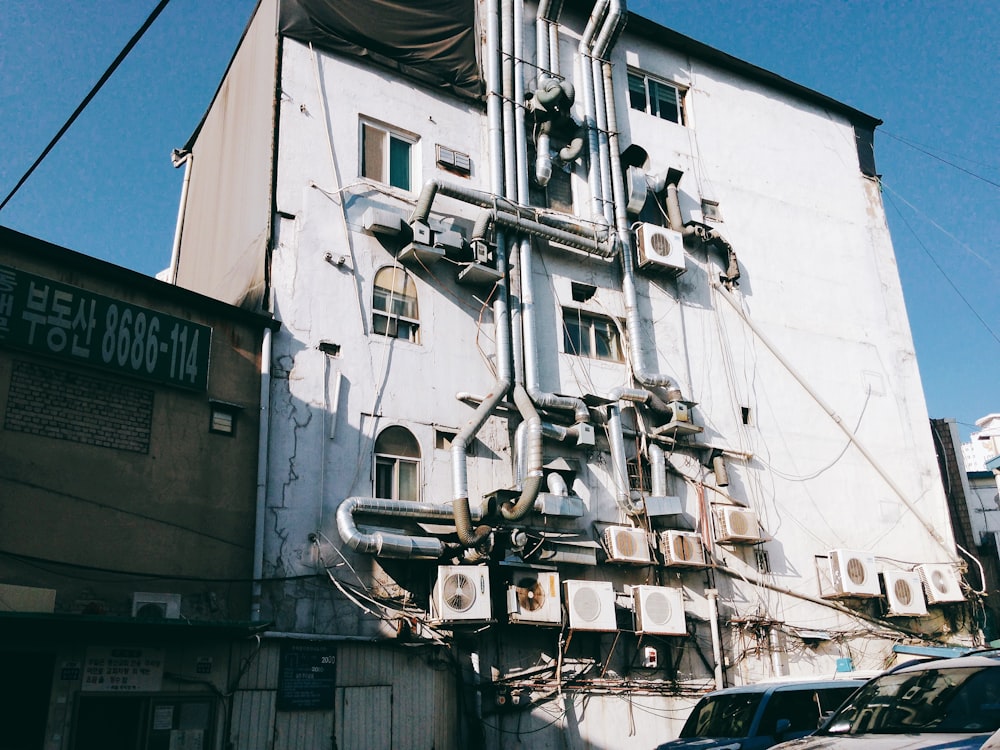 white concrete building