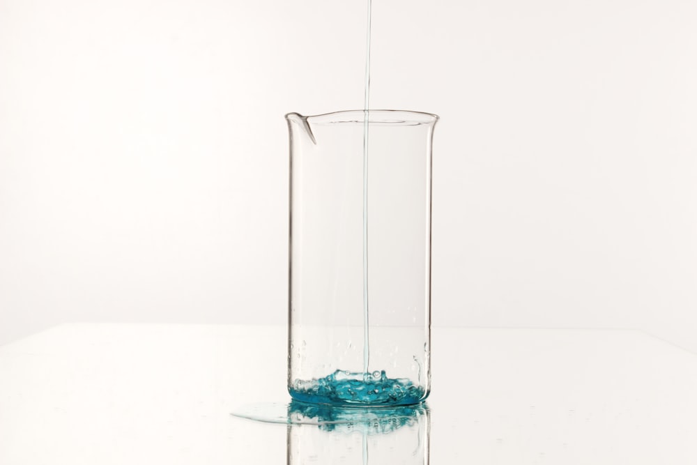 clear glass container