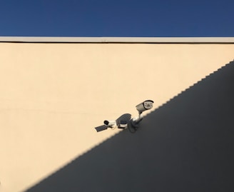 white IP camera